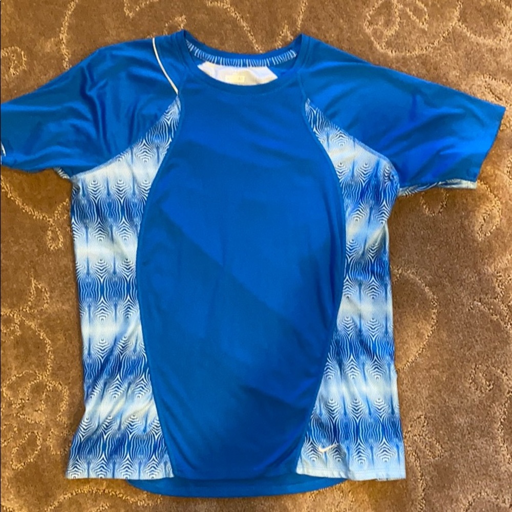 Women’s Nike FitDry blue athletic top